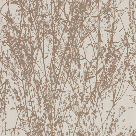 Meadow Canvas Wallpaper - Gilver/Linen - Sanderson - DWOW215693