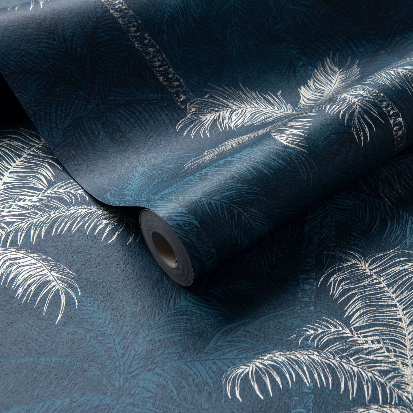 Palmyra Wallpaper - Midnight - Clarke & Clarke - W0189/02 - Premier Wallcovering
