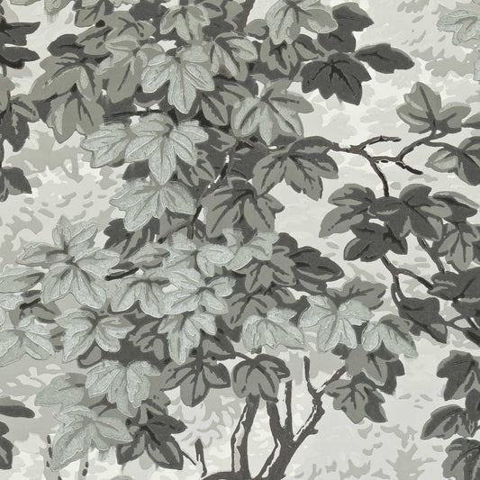 Richmond Park Wallpaper - Charcoal - ZINW310059 - Zoffany - Morris Wallpaper