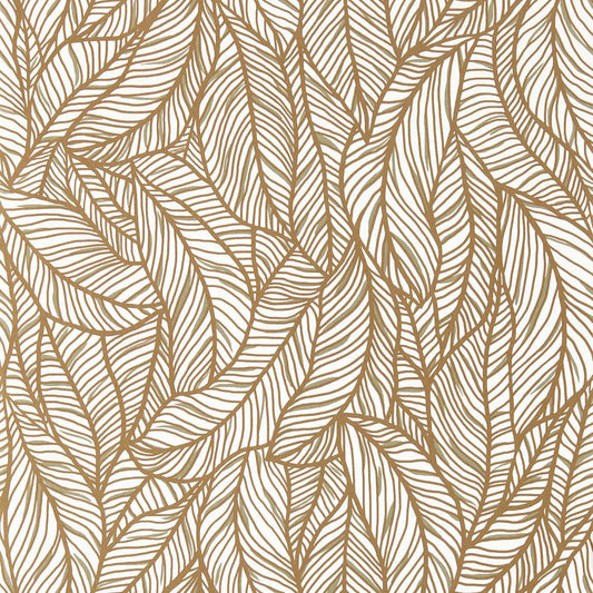 Selva Wallpaper - Bronze/Ivory - Clarke & Clarke - W0144/01 - Premier Wallcovering