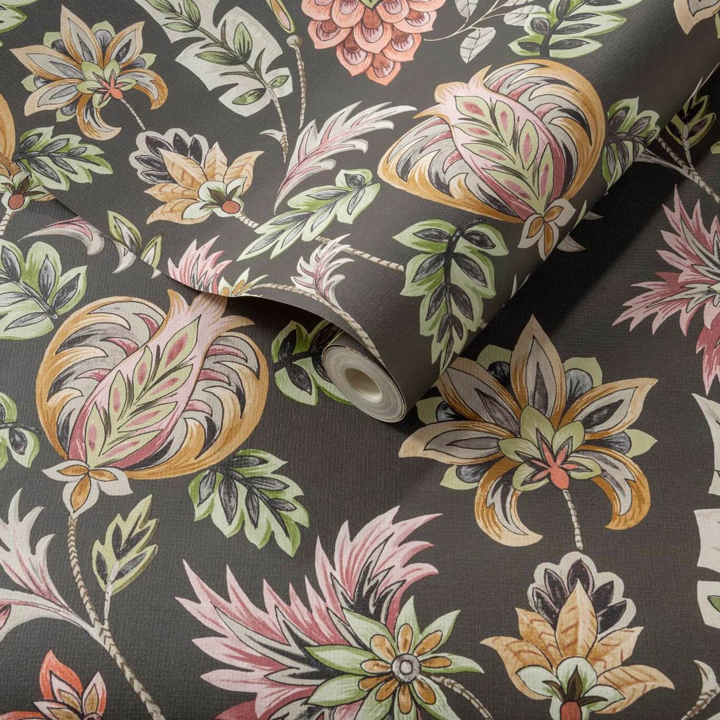 Sizergh Wallpaper - Charcoal - Clarke & Clarke - W0198/02 - Premier Wallcovering