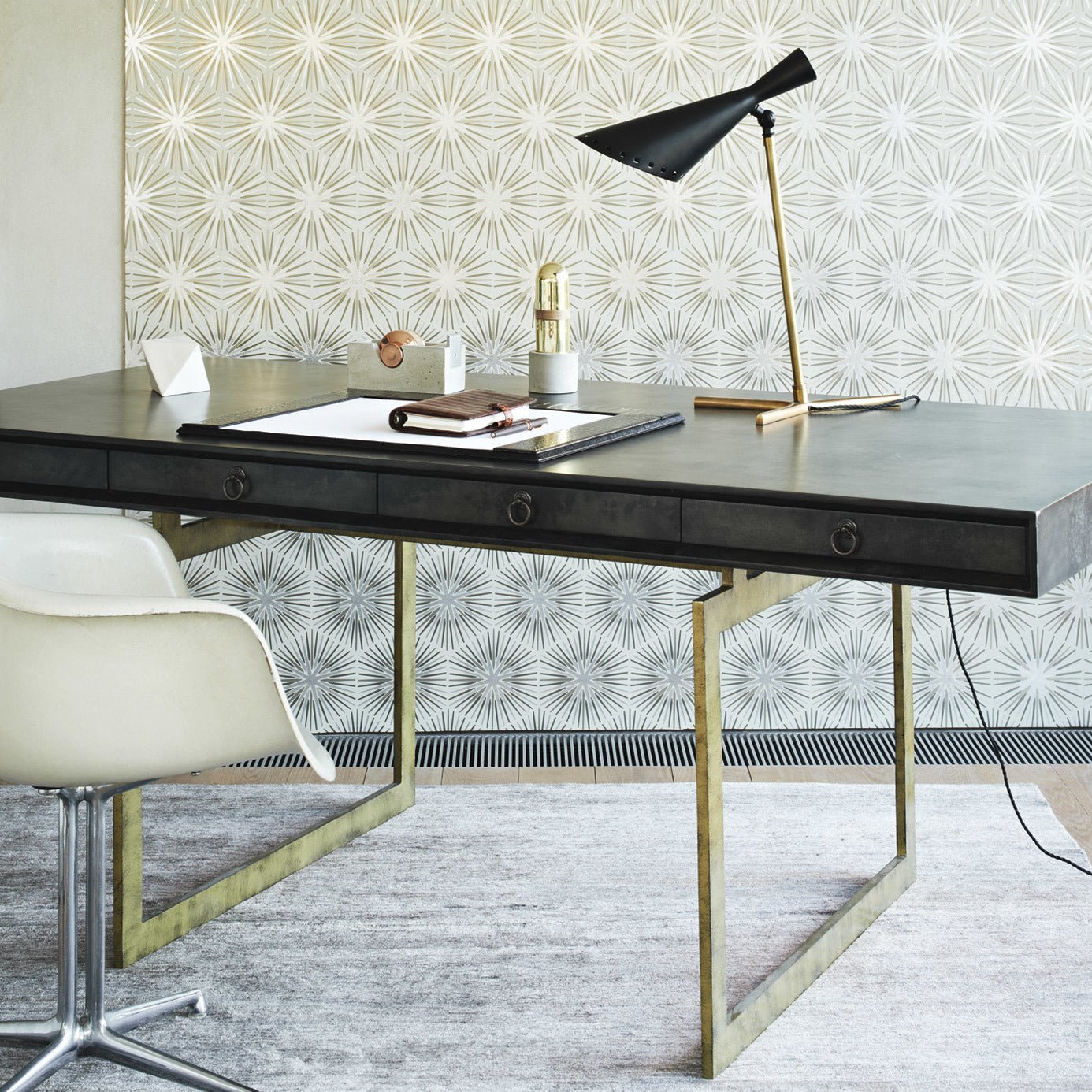 Spark Wallpaper - Sapphire - ZQUA310993 - Zoffany - Morris Wallpaper